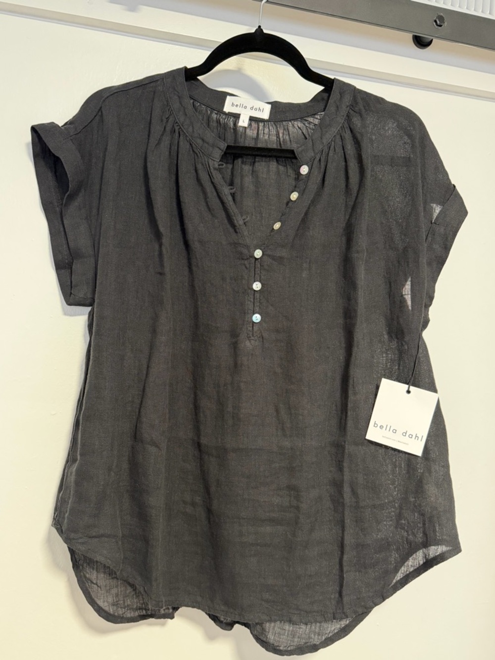 Bella Dahl linen blouse